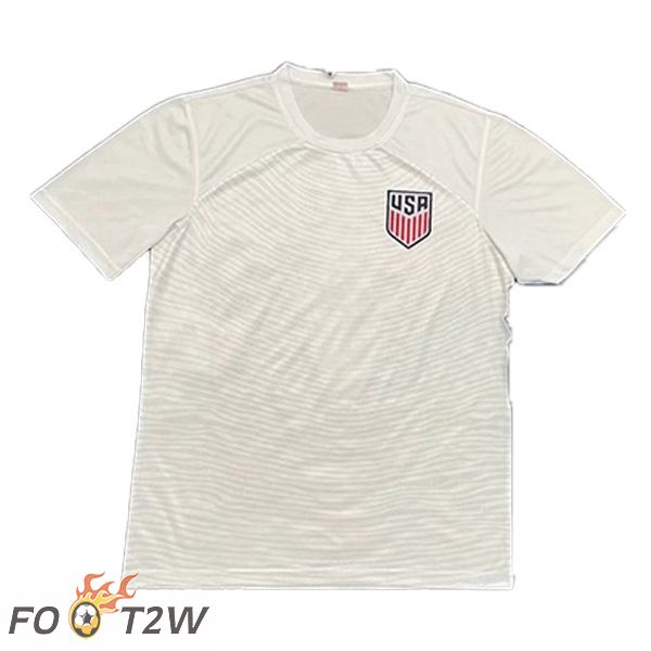 Maillot Foot Equipe de Etats-Unis Domicile Blanc Version Fuite 2022/2023