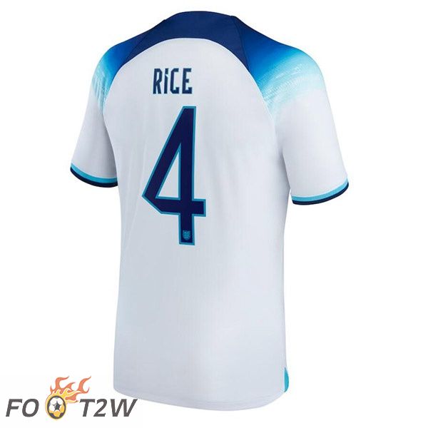 Maillots Equipe de Angleterre (RICE 4) Domicile Blanc 2022/2023