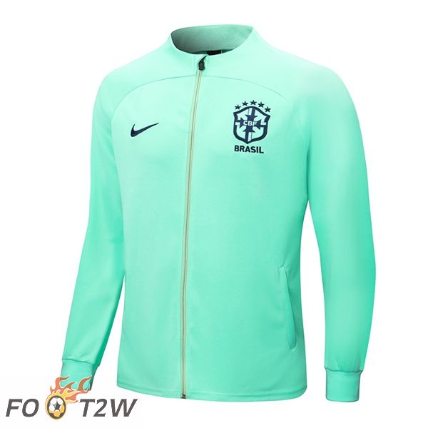 Veste Foot Bresil Vert 2022/2023