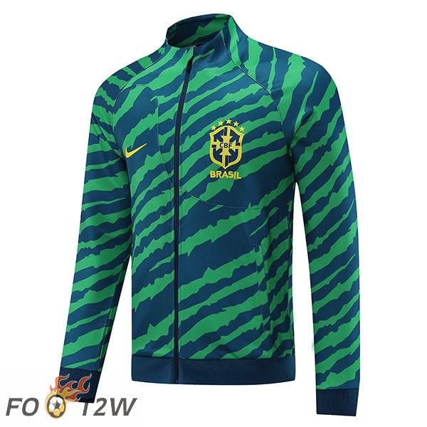 Veste Foot Bresil Vert 2022/2023