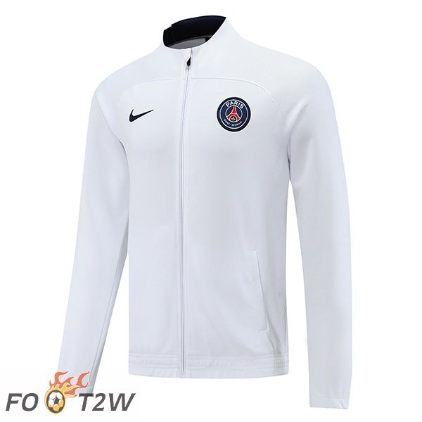 Veste Foot Paris PSG Blanc 2022/2023