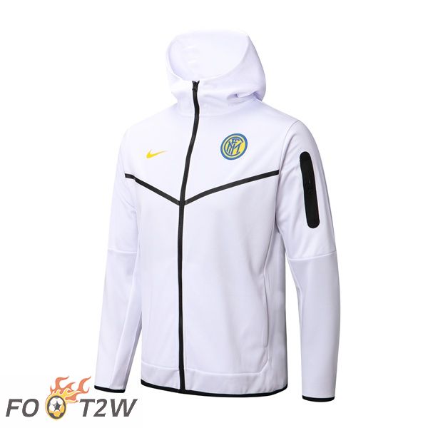 Veste A Capuche Inter Milan Blanc 2022/2023