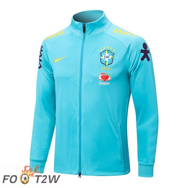 Veste De Foot Bresil Bleu 2022/2023