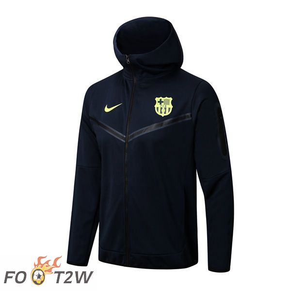 Veste A Capuche FC Barcelone Bleu Royal 2022/2023