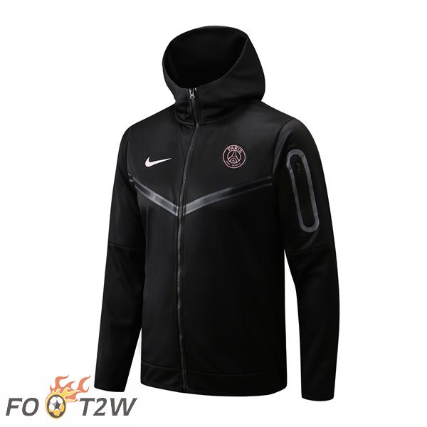 Veste A Capuche Paris PSG Noir 2022/2023