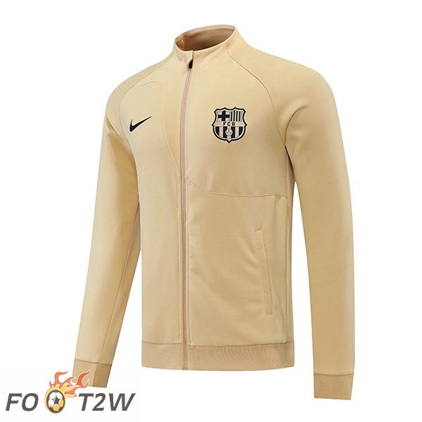 Veste Foot FC Barcelone Jaune 2022/2023