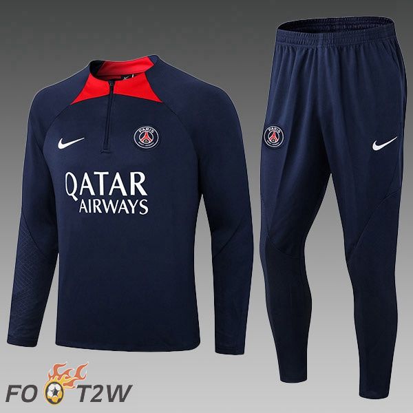 Survetement Foot Paris PSG Enfant Bleu Royal 2022/2023