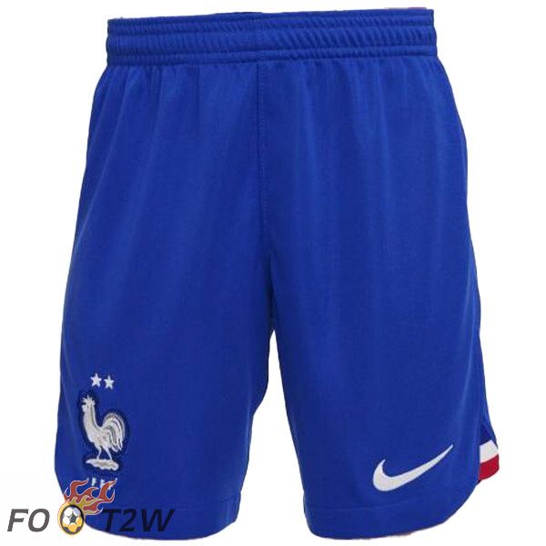 Short De Foot France Exterieur Bleu 2022/2023