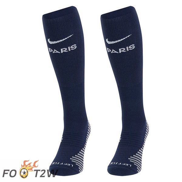 Chaussettes De Foot Paris PSG Domicile Bleu Royal 22/23