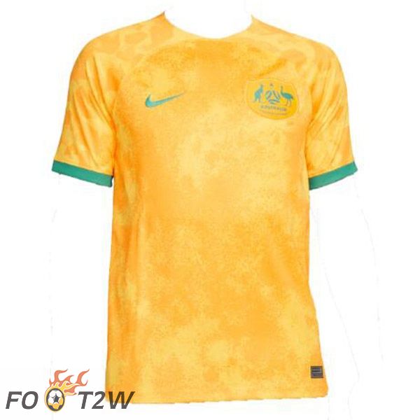 Maillot Foot Equipe De Australie Domicile Jaune Coupe du monde 2022