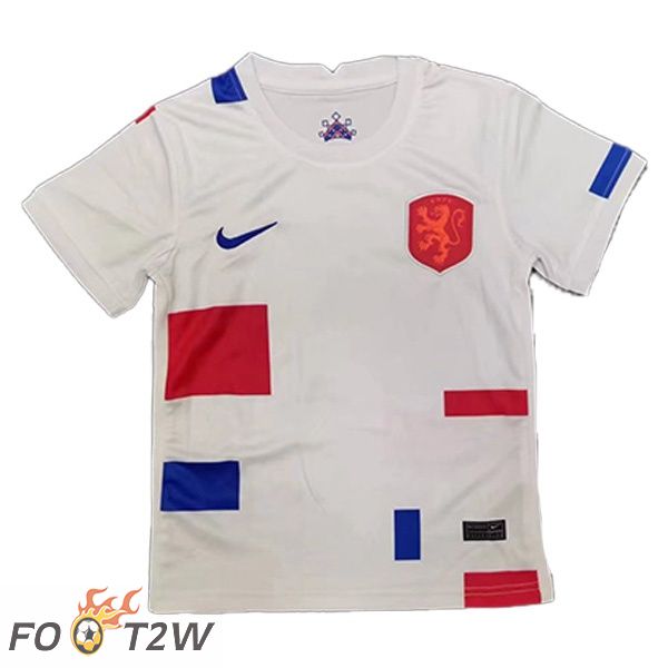 Maillot Pays-Bas Exterieur Blanc Version Fuite Coupe du monde 2022