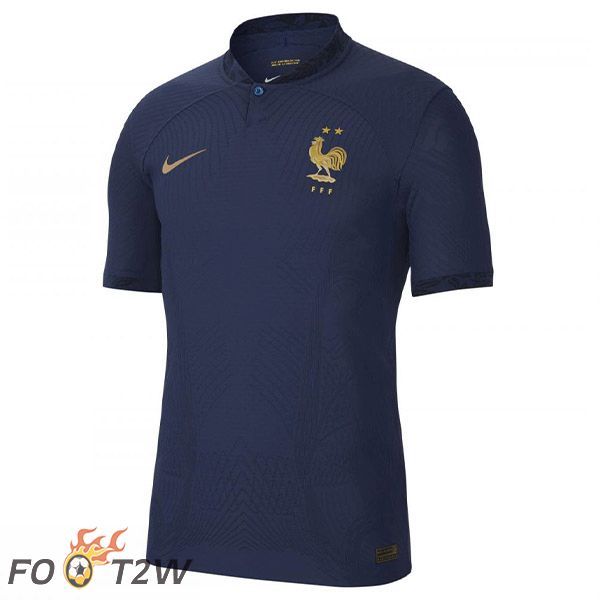 Maillot Equipe De France Domicile Noir Coupe du monde 2022