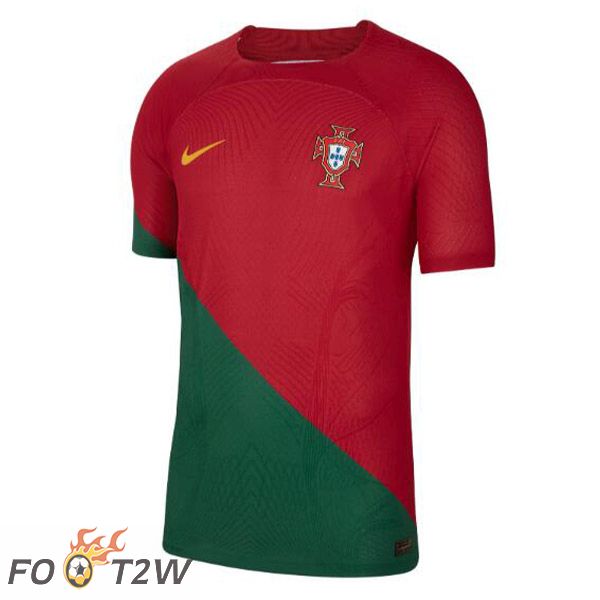 Maillot Equipe De Portugal Domicile Rouge Vert Coupe du monde 2022