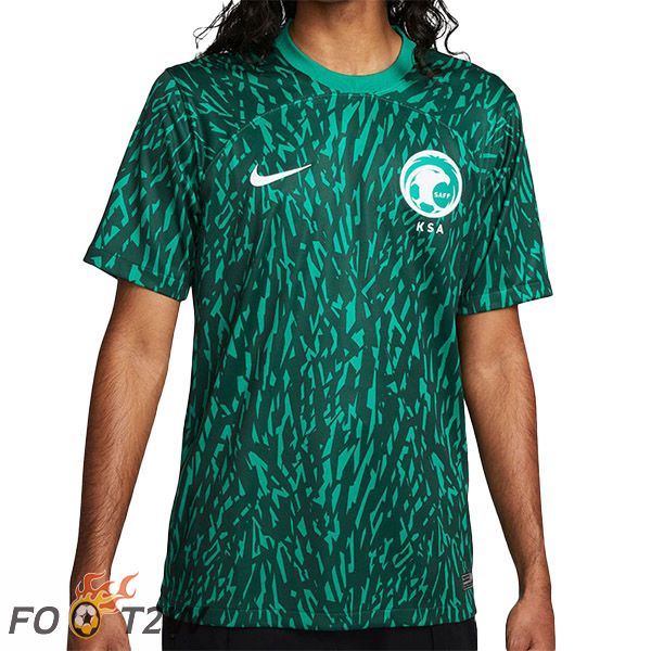 Maillot Equipe De Arabie Saoudite Exterieur Vert Coupe du monde 2022