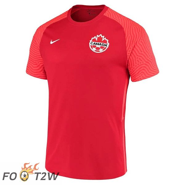 Maillot Equipe De Canada Domicile Rouge Coupe du monde 2022