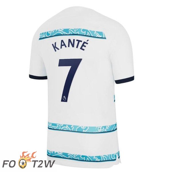 Maillot De Foot FC Chelsea (KANTÉ 7) Exterieur Blanc 2022/2023