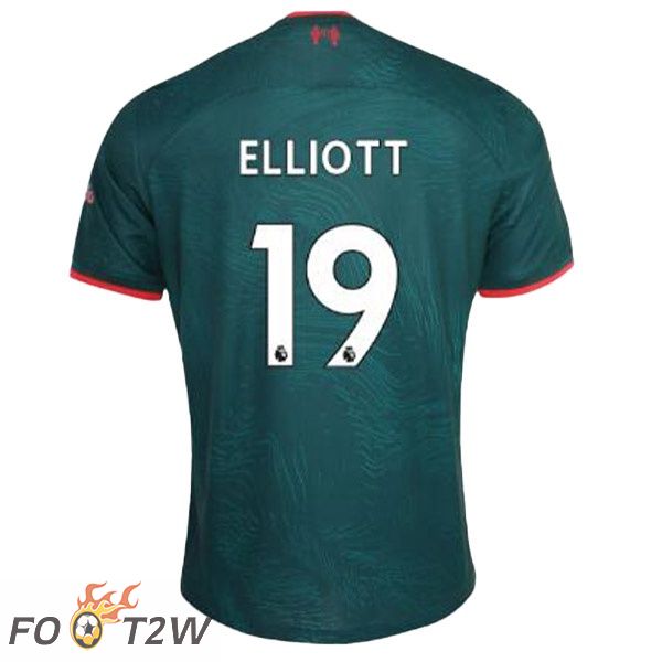 Maillot Foot FC Liverpool (ELLIOTT 19) Third Vert 2022/2023