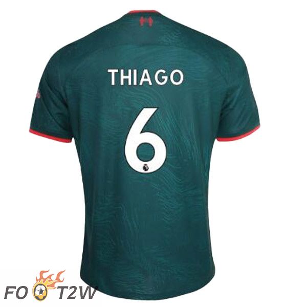 Maillot Foot FC Liverpool (THIAGO 6) Third Vert 2022/2023