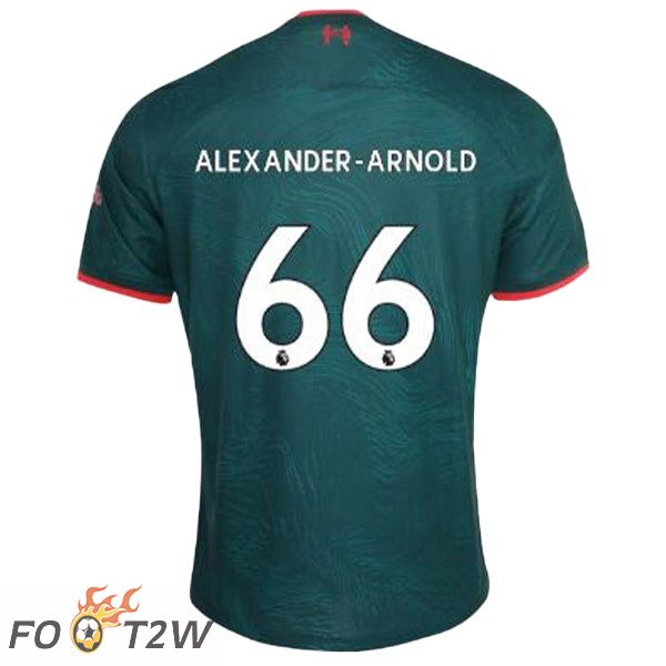 Maillot Foot FC Liverpool (ALEXANDER-ARNOLD 66) Third Vert 2022/2023