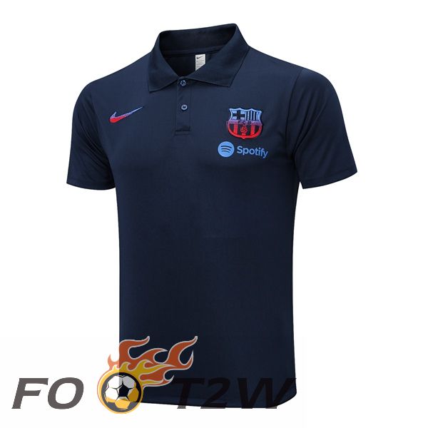 Polo Foot FC Barcelone Bleu Royal 2023/2024