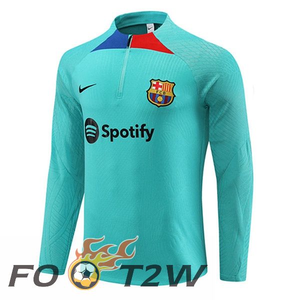 Training Sweatshirt FC Barcelone Bleu 2023/2024