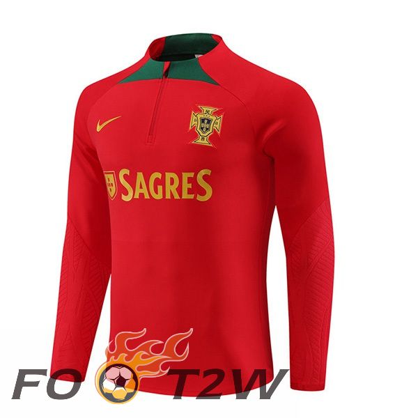 Training Sweatshirt Portugal Rouge 2023/2024