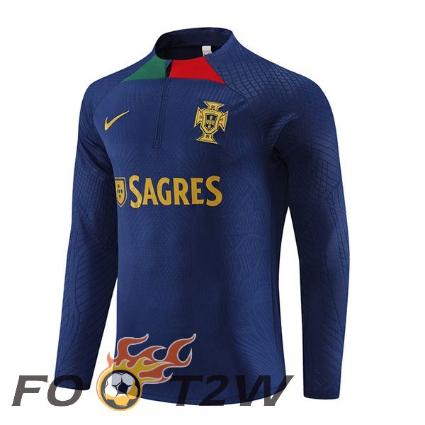 Training Sweatshirt Portugal Bleu Royal 2023/2024