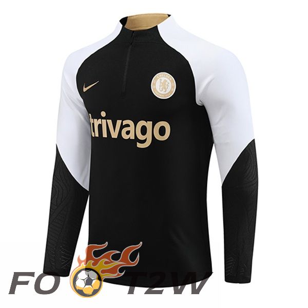 Training Sweatshirt FC Chelsea Noir 2023/2024