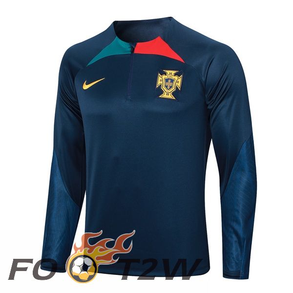 Training Sweatshirt Portugal Bleu Royal 2023/2024