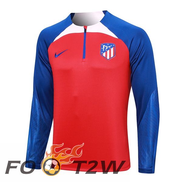 Training Sweatshirt Atletico Madrid Rouge 2023/2024