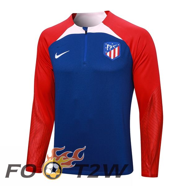 Training Sweatshirt Atletico Madrid Bleu 2023/2024