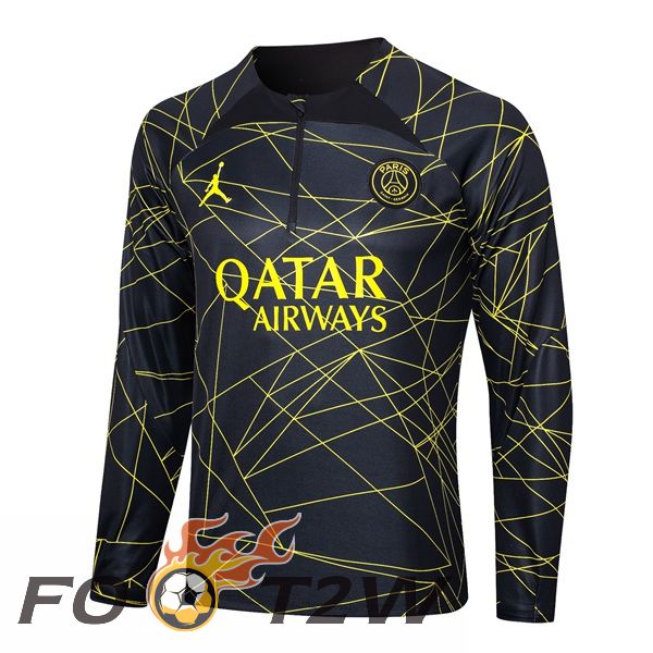 Training Sweatshirt JORDAN Paris PSG Noir 2023/2024