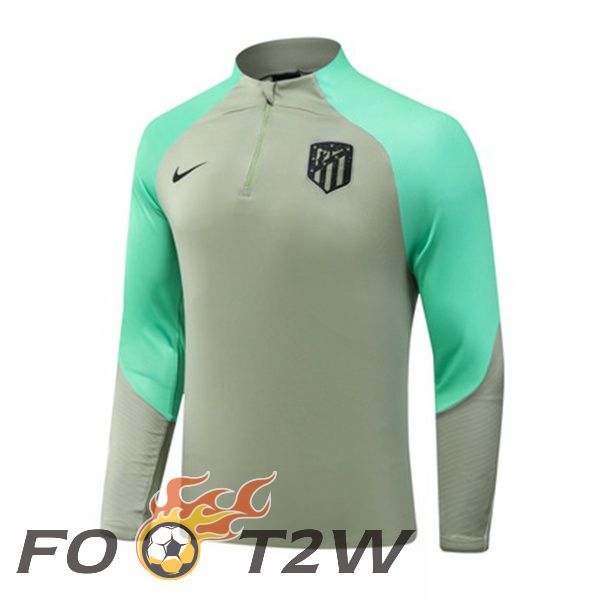 Sweatshirt Training Atletico Madrid Vert 2023/2024