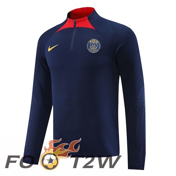 Sweatshirt Training Paris PSG Bleu Royal 2023/2024