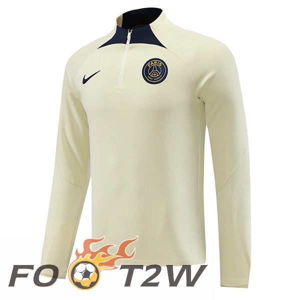 Sweatshirt Training Paris PSG Jaune 2023/2024