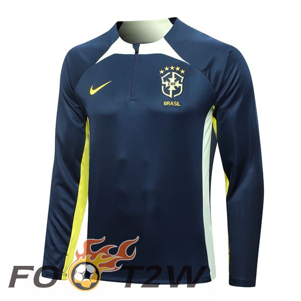 Training Sweatshirt Bresil Bleu Royal 2023/2024