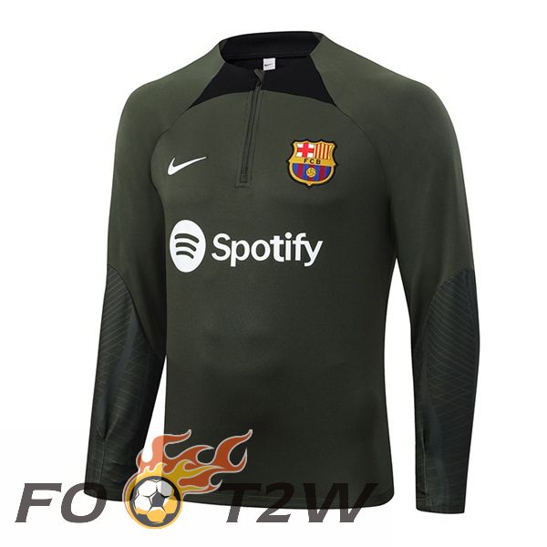 Training Sweatshirt FC Barcelone Vert 2023/2024