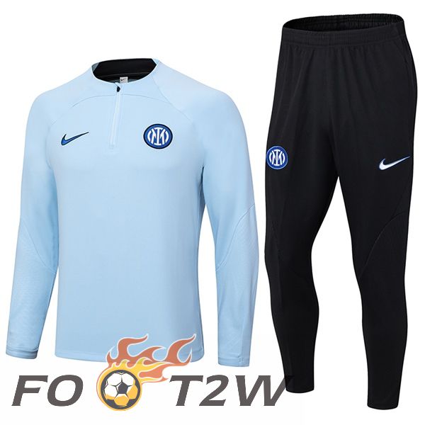 Ensemble Survetement De Foot Inter Milan Bleu 2023/2024