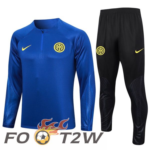 Ensemble Survetement De Foot Inter Milan Bleu 2023/2024