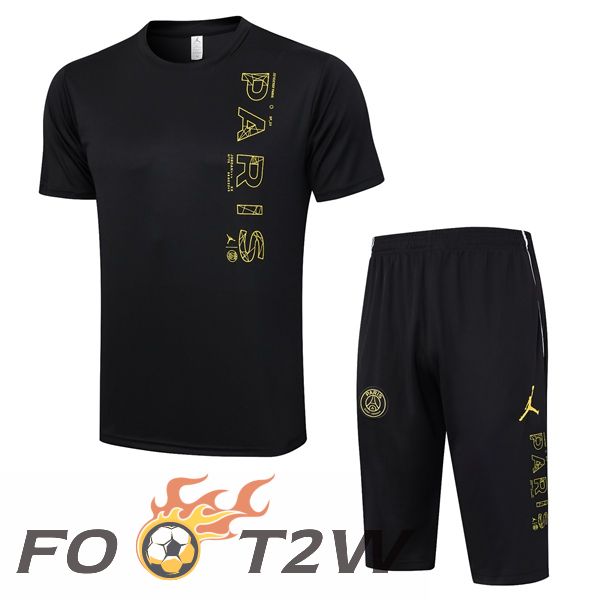 Ensemble Training T-Shirts Paris PSG + Shorts Noir 2023/2024