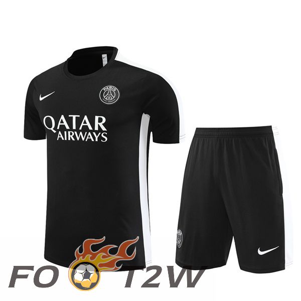 Ensemble Training T-Shirts Paris PSG + Shorts Noir 2023/2024