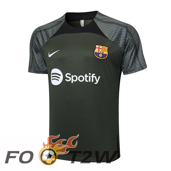 Training T-Shirts FC Barcelone Vert 2023/2024