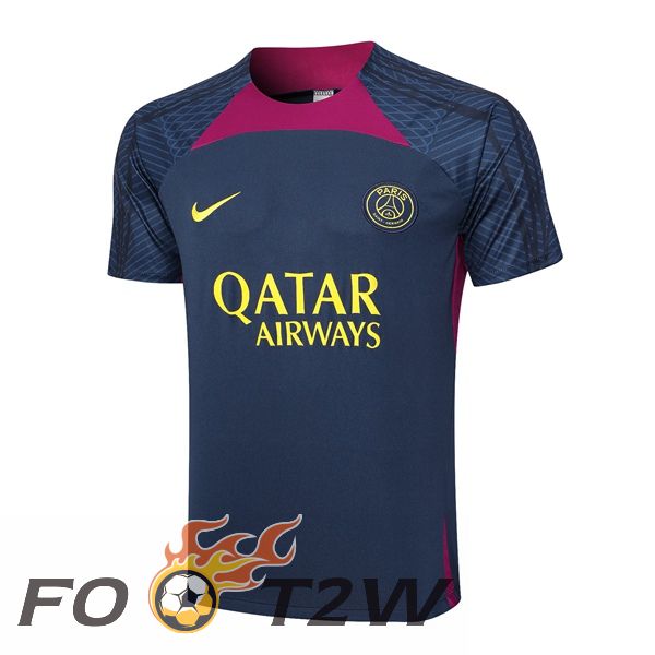 Training T-Shirts Paris PSG Bleu Royal 2023/2024