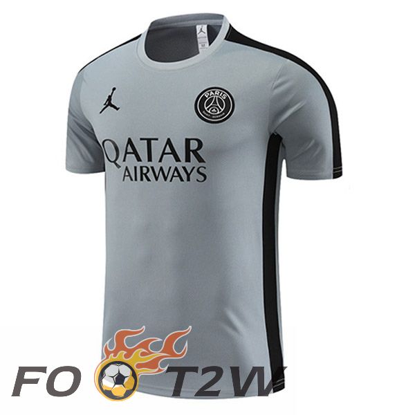 Training T-Shirts JORDAN Paris PSG Gris 2023/2024