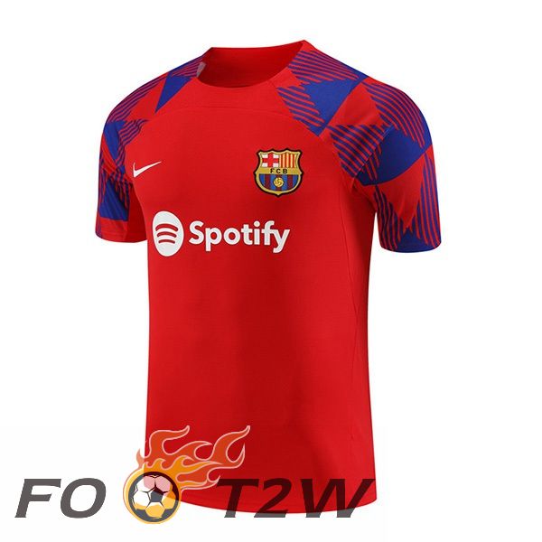 Training T-Shirts FC Barcelone Rouge 2023/2024