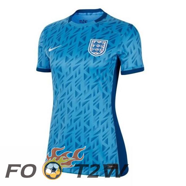 Maillot De Foot Angleterre Femme Exterieur Bleu 2023/2024