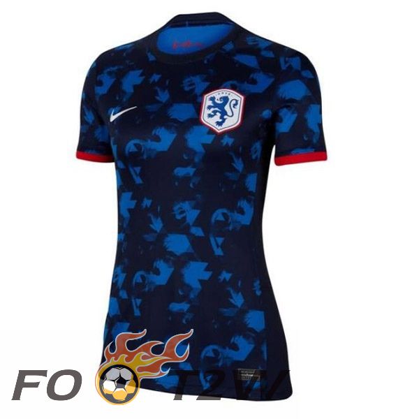 Maillot De Foot Pays-Bas Femme Exterieur Noir 2023/2024