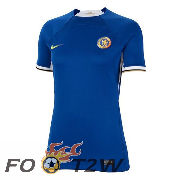 Maillot De Foot FC Chelsea Femme Domicile Bleu 2023/2024