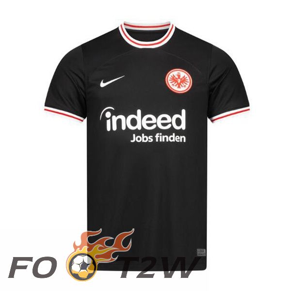 Maillot De Foot Eintracht Frankfurt Exterieur Noir 2023/2024