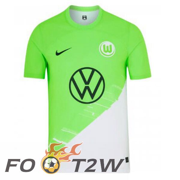 Maillot De Foot Vfl Wolfsburg Domicile Vert 2023/2024